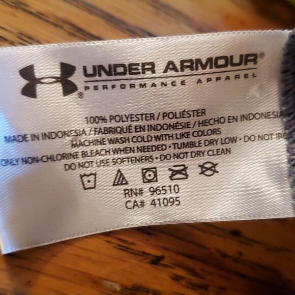 Under Armour UA HeatGear Fitted Running Shorts Men’s Medium Green Reflective - Picture 10 of 10